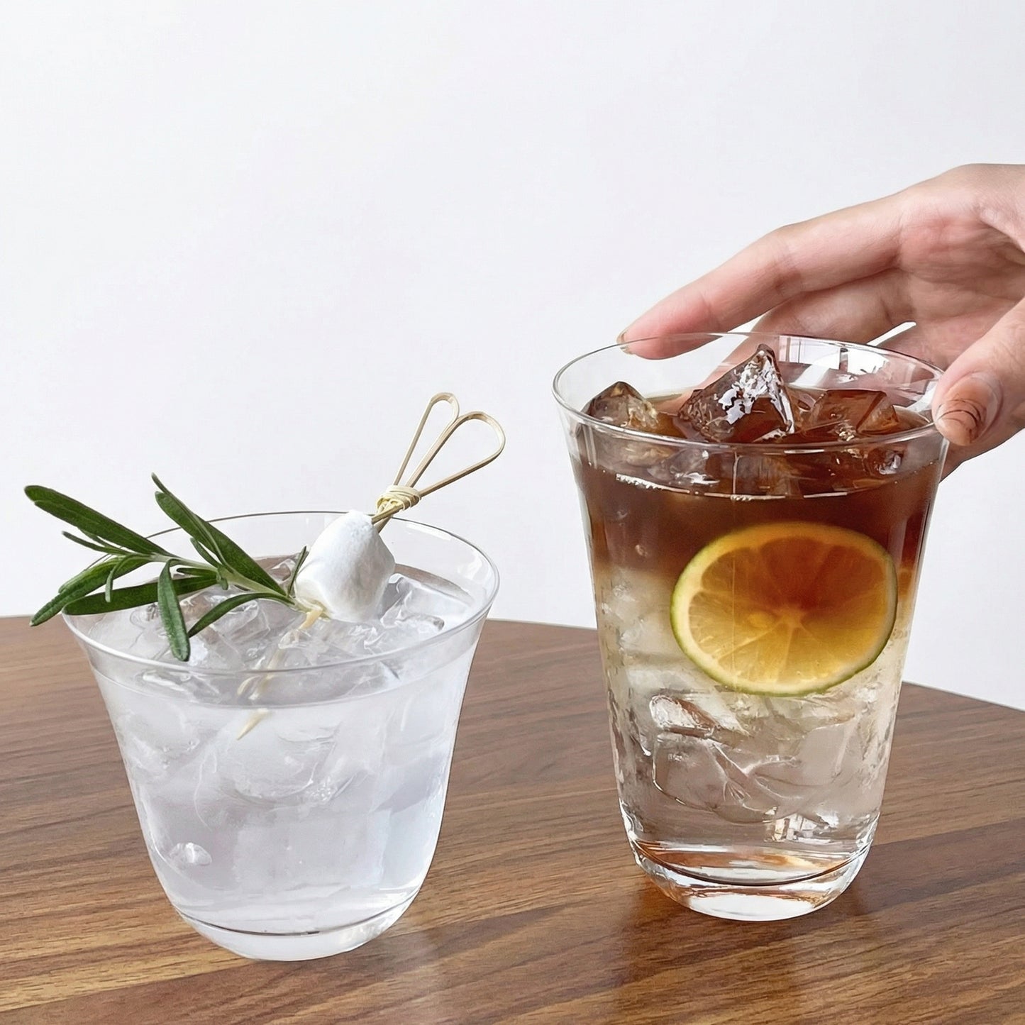 Clear Lowball Glasses