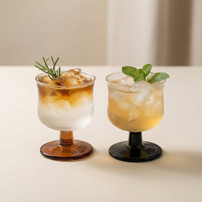 Vintage Short Stem Cocktail Glass