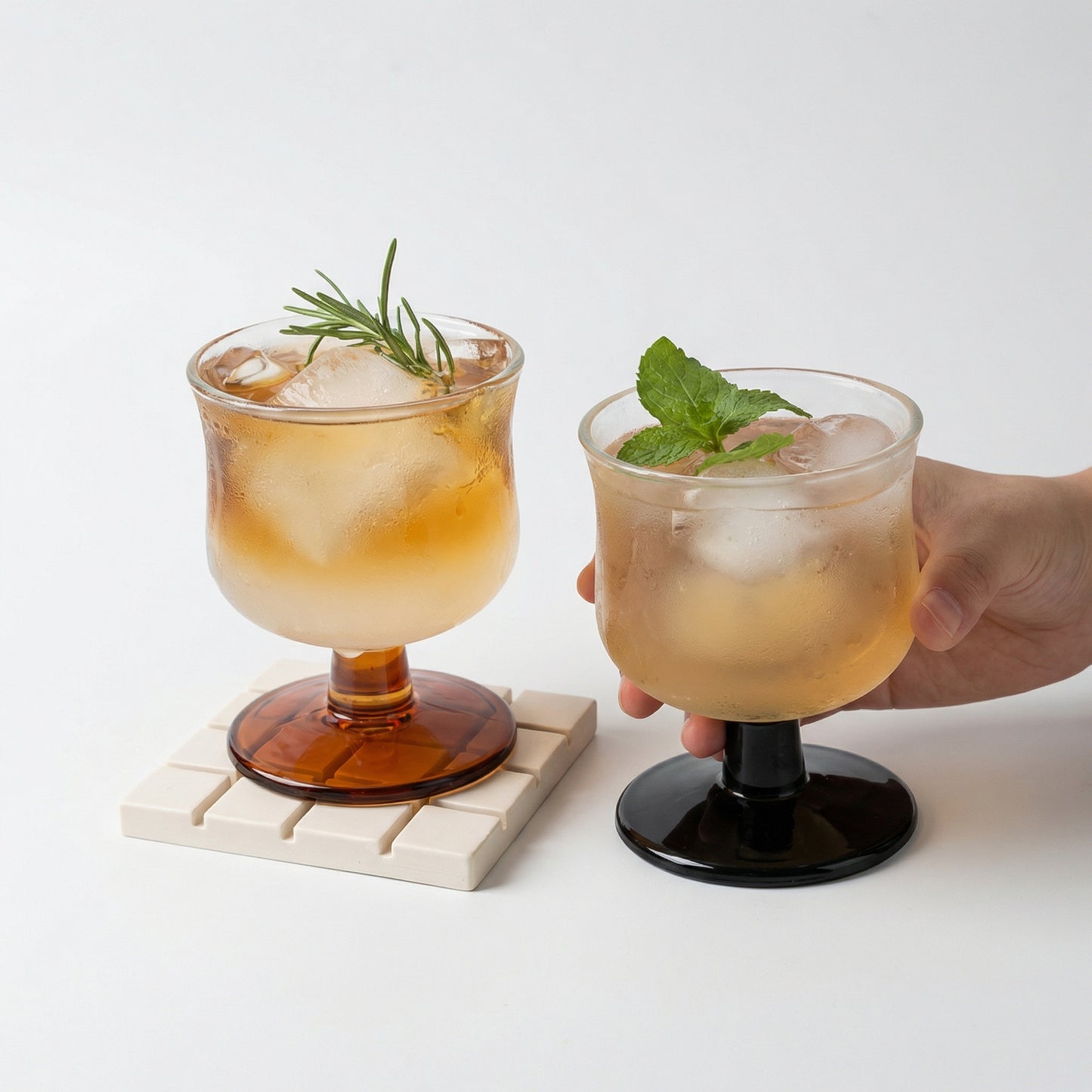 Vintage Short Stem Cocktail Glass