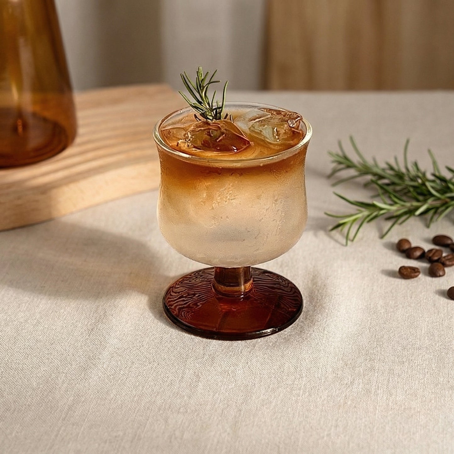 Vintage Short Stem Cocktail Glass