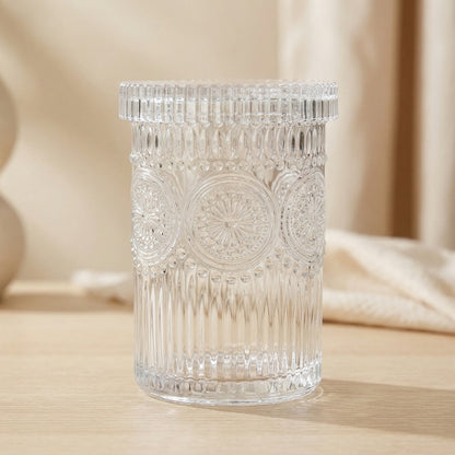 Embossed Glass Tumbler